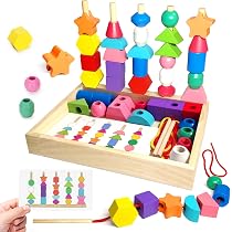 Set Contatori Montessori Con Clip, Perline, Tazze, Bacchette E Cucchiai – Gioco Educativo Per Imparare A Contare, Dai 3 Ai 5 Anni