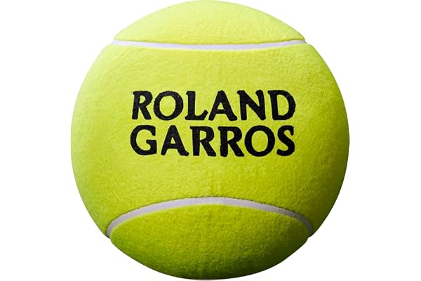 Balle de Tennis Jumbo Wilson Roland Garros, 9 Pouces, Rose, WRT1419PD