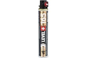 LEVEL PLUS Fuel Cell RM165 Cartouche de gaz de rechange pour cloueur 165 mm, 80 ml, Ø 32 mm avec anneau rouge
