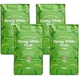 by Amazon Strong White Flour, 1.5kg (Pack of 4)