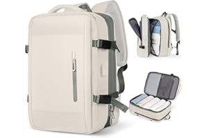 SZLX Borse da Cabina per Easyjet 45x36x20 Zaino da Viaggio aereo Bagaglio a Mano Zaino Ryanair 40x20x25 con porta USB zaino Borsa da Viaggio Impermeabile donna zaino per Computer Casual Daypack