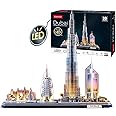 3D Puzzle - Dubai Led : 3d Jigsaw Puzzles For Kids And Adult I 3d Puzzle For Kids I Model Kits For Adults I 157 Pieces I 4 Monuments I Gifts 3d Puzzles Kids Aged +8