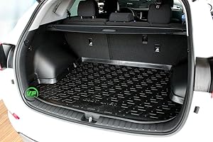 J&J AUTOMOTIVE | Gummi-Kofferraumwanne Kofferraum-Schutzmatte Kompatibel mit Tucson TL, TLE ab 2015, Kofferraumwanne, Anti-Rutsch, 100% Passgenauigkei, Hoher Rand, Geruchlos