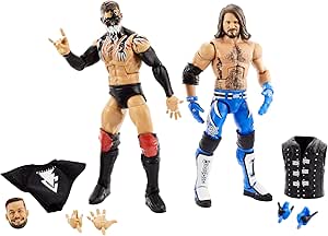 Wwe Mattel Glg16 Wwe Finn Balor Vs Aj Styles Elite Collection 2er Pack Amazon De Spielzeug