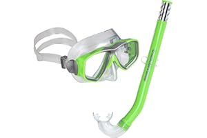 U.S. DIVERS US.Divers Combo Java JR | Kit de Plongée, Masque et Tuba pour Enfant 6+ avec Vision panoramique à 180°, Protection UV, Verres Anti-buée et Anti-Fuite pour randonnée Aquatique et Snorkeling