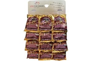 Love Pub Snacks Pretzel Pieces Honey, Mustard & Onion Flavour - Pub Card 12x50g