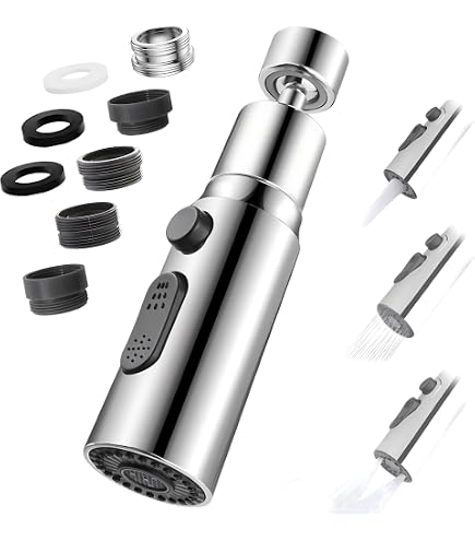 Aeratore Rubinetto In Acciaio Inox 304 – 2 Getto, Antispruzzo E Risparmio Idrico, Per Cucina E Bagno!