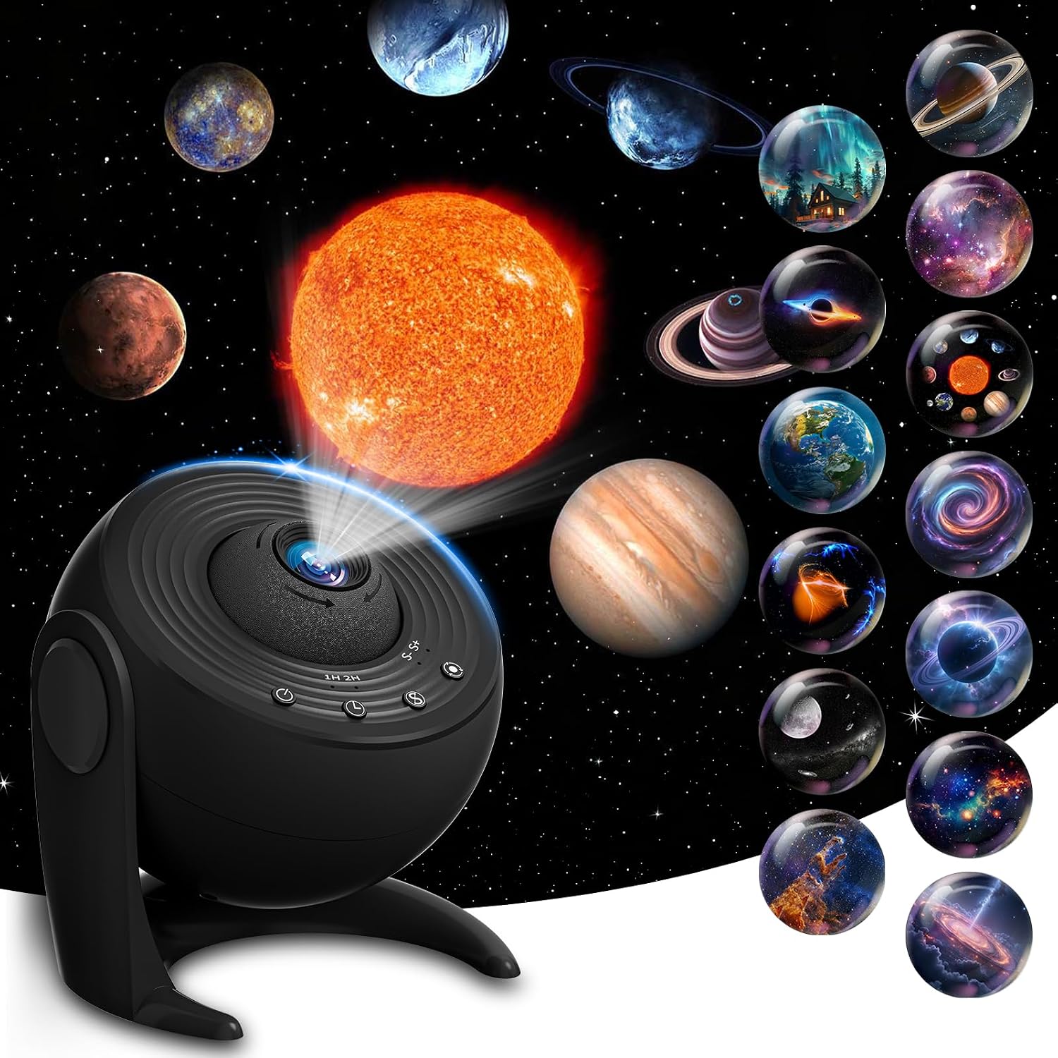 Technische Daten & Spezifikationen : FlyLily Sternenhimmel Projektor Galaxy Projek