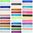 32 Bandes élastiques Plates à Coudre - 10 Mm X 2 M Par Couleur - Idéal Pour Jupe, Ceinture, Perruque Et Bricolage