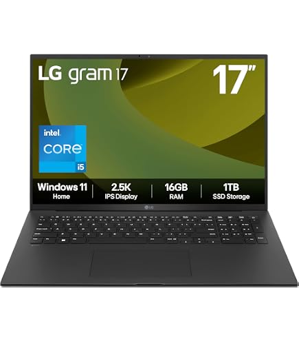 LG Gram Laptop, WQXGA Display, 16:10 Aspect Ratio, MIL-STD-810H
