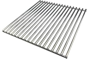 Grillfürst griglia in Acciaio Inox per Broil King Signet - griglia Facile da Pulire con montanti Spessi 8 mm, Dimensione griglia di Ricambio 38,0 x 32,2 cm