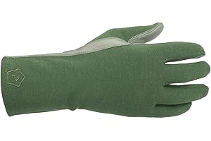 Pentagon Hommes Long Cuff Pilot Gants Olive Taille M
