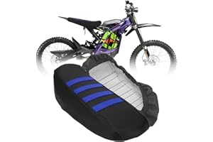 JFG RACING Dirt Bike Seat Cover,Motorcycle Anti-Slip Pad Seat Cover for Sur-Ron X/S Sur Ron Light Bee Electric Bike-Blue