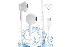 GENERIC Écouteurs USB Type C,Aspiration Magnétique Intra Auriculaires avec Micro (Hi-Res) et contrôle du Volume Compatible avec iPhone 15/Samsung S20/Huawei P30/P40/Xiaomi/iPad Pro/Google/Pixel 5/4
