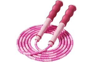 JYJLLM Jumpstart Your Fitness with our Beaded Skipping Rope for Kids and Adults - Perfect for Cardio and Endurance Training skipping rope skipping rope kids jump rope kids skipping rope
