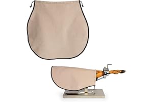 PRACTICFOOD Funda Cubre Jamón Profesional Especial Jamones y Paletas Ibéricas. Fabricado en España con 70% de Algodón (Gris Culla)