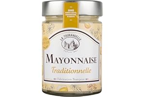 La Tourangelle - Mayonnaise traditionnelle - 100% Naturelle - Oeufs plein air - Fabrication française - 270g