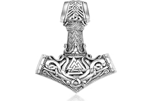 MATERIA by Matthias Wagner Thors Hammer Anhänger Silber 925 - Keltischer Kettenanhänger Herren KA-98