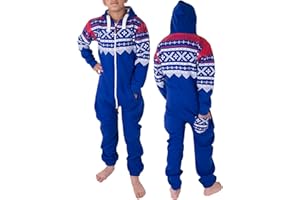 NOROZE Pyjama à Capuche Mixte Combinaison Une Pièce Onesie pour Enfants Garçons Filles