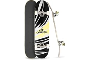 Crandon Skate Principiantes y Profesionales Skateboard Completo | Monopatínes | Patinetes | Madera Arce Canadiense 7 Capas. Disponible Tres Medidas 7,75 | 8 | 8,25 Pulgadas