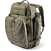 5.11 Tactical Backpack &ndash; RUSH 72 2.0 &ndash; Military Molle Pack, CCW and Laptop Compartment, 55 Liter, Large, Style 56565 &ndash; Ranger