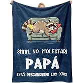 Gift Father, Gifts Birthday Father, Gifts for Dad on Birthday | Christmas and Father's Day Gift - Papa Blanket with Sleeping