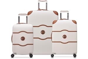 DELSEY PARIS Chatelet Hardside 2.0 Luggage with Spinner Wheels, Angora, 3 Piece Set 19/24/28, Chatelet Hardside 2.0 Luggage with Spinner Wheels