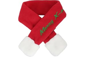 Puppia PDDF-SM23-RDXL Hunde Weihnachtsschal, XL, rot