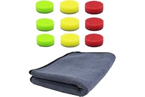 LIQUID ELEMENTS / ADVANTUSE Liquid Elements A1000 Pads, 40 mm (3 x Coarse, 3 x Medium, 3 x Fine + Cloth)