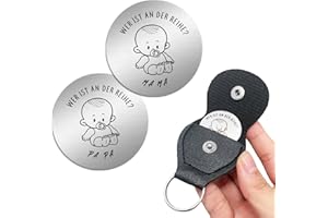 RHSEMI Regalo per neonati, una moneta perfetta come regalo, idea regalo per donne incinte, regalo per battesimo per ragazze e ragazzi – argentato