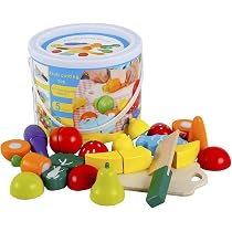 AM ANNA Play Food for Children Toy Food Sets Wooden Toys ...