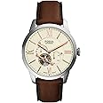 Fossil Men's Townsman Multifunction Brown Leather Watch