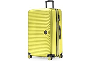 HAUPTSTADTKOFFER Mitte - Großer Hartschalenkoffer, TSA, 4 Rollen, Check-In Gepäck mit 8 cm Volumenerweiterung, 77cm, 130 Liter, Farn