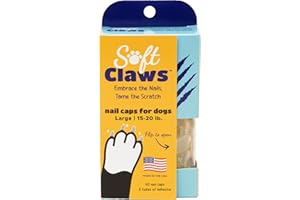 Soft Claws weiche Krallen Hunde und Katzen Nail Caps Take Home Kit, große, Natur