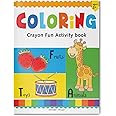 Preschool Activity Book: Coloring - Crayon Fun Activity Book For Kids