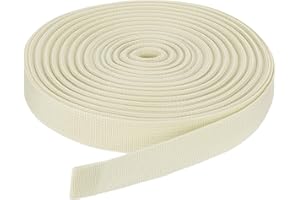 DMiotech Nylon Webbing Belt 10 Yard 25 Yard 50 Yard Length 1" 3/4" 2" 1-1/2" Width Nylon Straps for Sewing Luggage