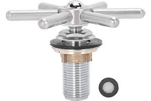 DUOKON Lave Verre Evier, Rinceur de Verre d'acier Inoxydable, Rince Verre Evier, Laveuse Tasses Automatique avec Jet Rotatif à 360 pour le Café de Barre d'hôtel et le Restaurant