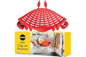 ‎OTOTO Nudelsieb von OTOTO - Küchen Gadgets, Haushalt Gadgets, Küchenzubehör, Küchenhelfer, Lebensmittelsieb, Spaghetti-Sieb, Lustige Küchenutensilien (Krabbe)