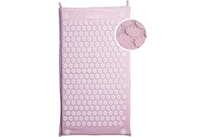 ShaktiMat [L'original depuis 2007] Tapis d'acupression pour la Relaxation – Soulage la douleur dans le Dos, Pieds, Nuque, Jambes - Améliore la circulation sanguine et le Sommeil – Anti-Stress - Rose