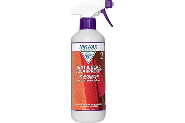 Nikwax Tent And Gear Solarproof Spray imperméabilisant pour tente