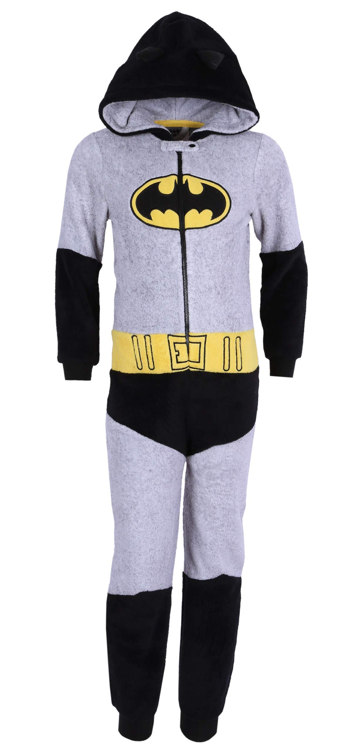 Batman-DC-COMICS-Grauer-einteiliger-Schlafanzug