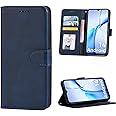 KUSINHOKA Case for Ulefone Note 21,Magnet Closure，Kickstand，Card Slots PU Leather Folio Mobile Phone Case with Leather Wallet Book Flip Folio Stand View Cover,Blue