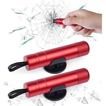 Kit Di Emergenza Auto: 10 Tagliacinture Professionali Per Cinture Di Sicurezza - Salvataggio Rapido In Caso Di Incidente