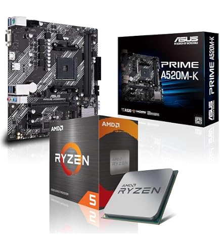 Bundle Ryzen 7 5700X 8X 3.4GHz Processor ASUS Prime B450-Plus