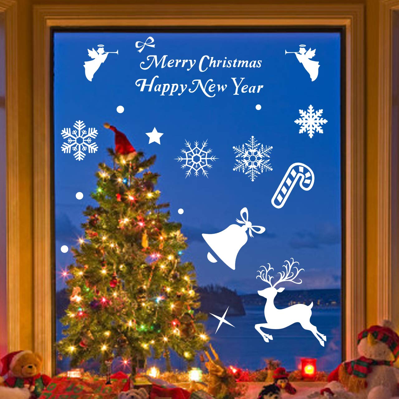 Wokkol-Dcoration-de-Noel-Stickers-Fenetre-Noel-Deco-Noel-Interieur-Stickers-Noel-Vtrine-Stickers-Reine-des-Neiges-Amovibles-PVC-Rend-la-Maison-Pleine-de-latmosphre-de-Nol8-PCS-2-Styles