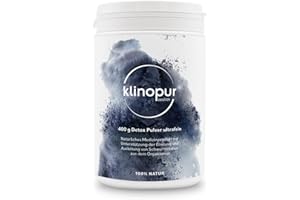 ‎KLINOPUR KLINOPUR Zeolith 400g Premium Produkt, 100%, [4 µm ultrafein], Klinoptilolith, Zeolith Pulver