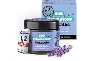 BS Luxry® SOS-Creme für Teenagerhaut – bei Pickeln im Gesicht, Rücken & Po – mit Teebaumöl & Salicylsäure – Anti-Mitesser – 50ml Zinksalbe für unreine Haut, Akne & Rosacea