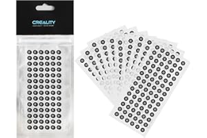 Creality 3D Scan Marker 3 mm Aufkleber optische Tracking Punkte Referenzpunkt 840 Stück in 10 Blättern für 3D Scanner