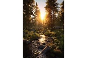 Woplagyreat Diamond Painting Erwachsene Diamant Bilder Dimondpaintin Blumen 5d Landschaft Diamanten Crystal Art Rahmen 70x40 Groß Deko Wohnzimmer Wanddeko Schlafzimmer Pflanzen Aesthetic Ströme