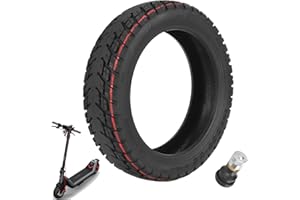 TREFAN 10 * 2,30-6,5 Ersatzräder für NIU KQi2/KQi2 Pro Elektroroller 10 Zoll Reifen Tubeless Schlauchloser Offroad-Reifen Verdickt Explosionsgeschützt Langlebig Sicher Ersatzreifen mit Ventil (1 PCS)